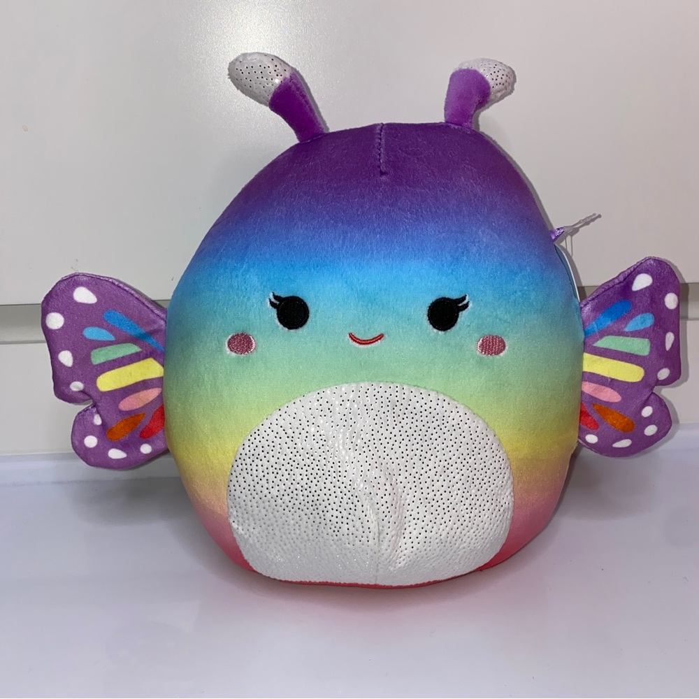 Squishmallow Estephania the Rainbow Butterfly 7”